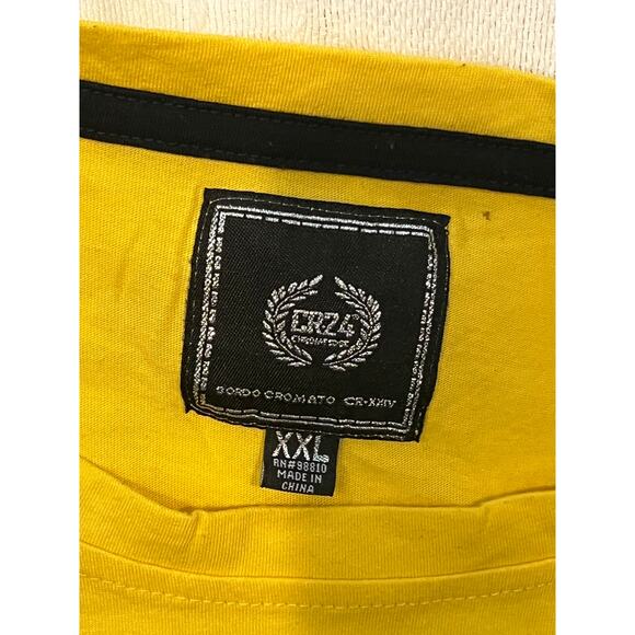 Gordo Cromato CR-24 Embossed Yellow T-Shirt Mens XXL - Picture 4 of 4